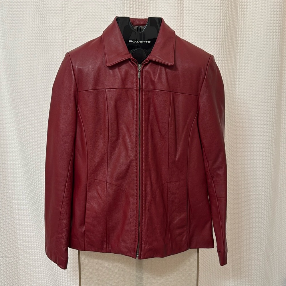 🎃 Red Leather Jacket by Wilson’s Leather